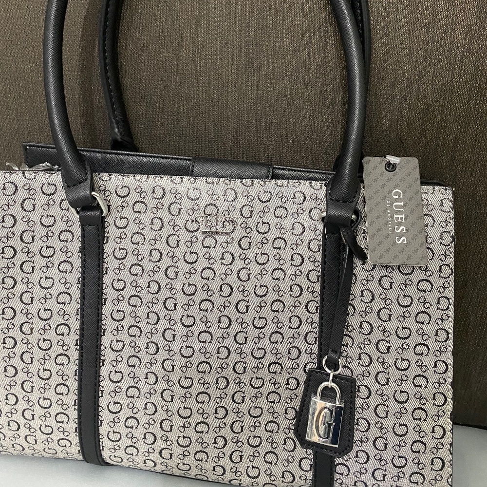 Large Guess two handle purse